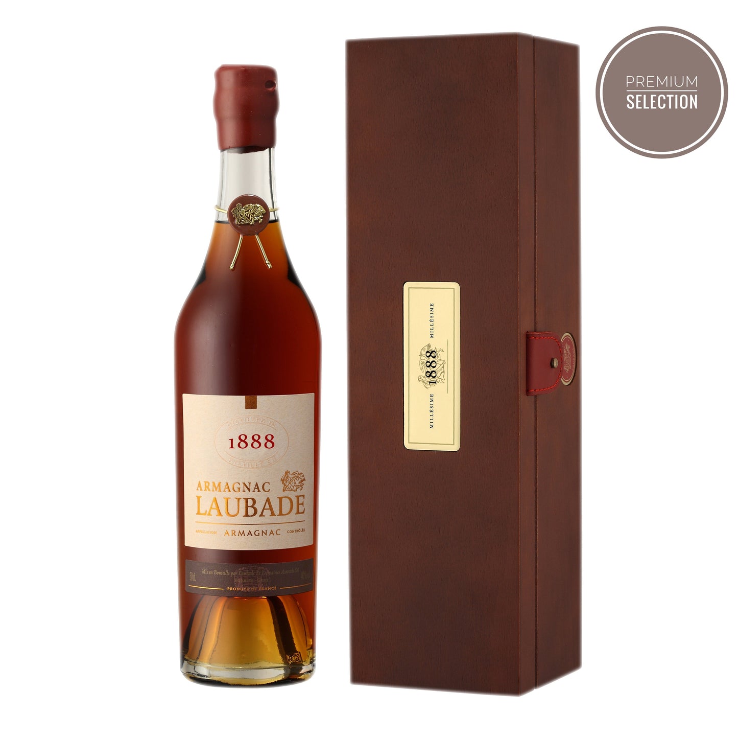 Vintage 1888 Chateau de Laubade Bas Armagnac 40% 500ML - Mind Spirits & Co.