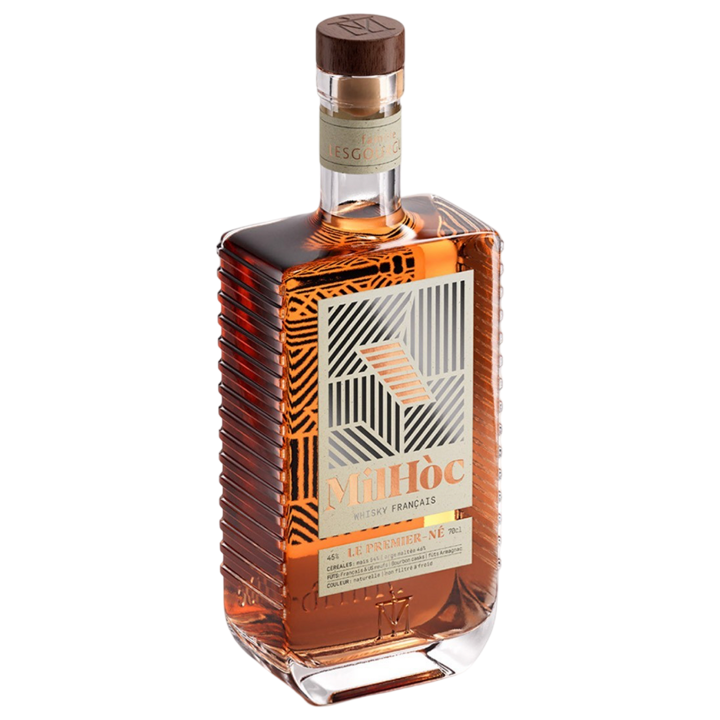 Chateau de Laubade - Milhoc Single Grain Whisky - Premier Né 45% 700ML
