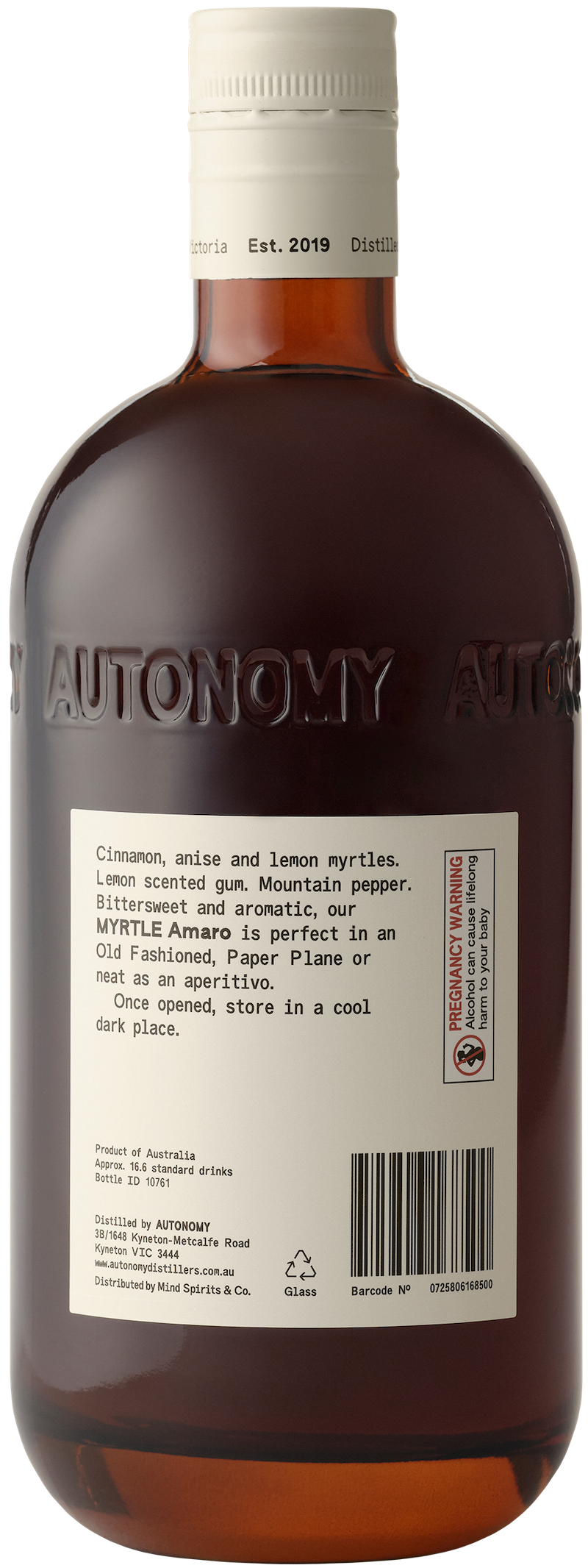 Autonomy Myrtle Amaro 30% 700ML