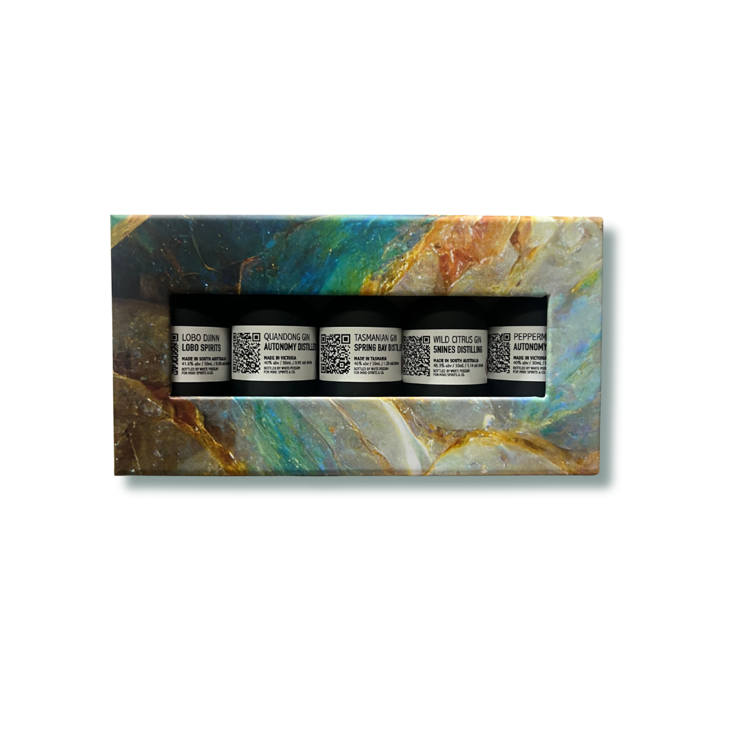 Mind Spirits Gin Tasting Pack - The Gin Magic Chest 5x30ML - Mind Spirits & Co.