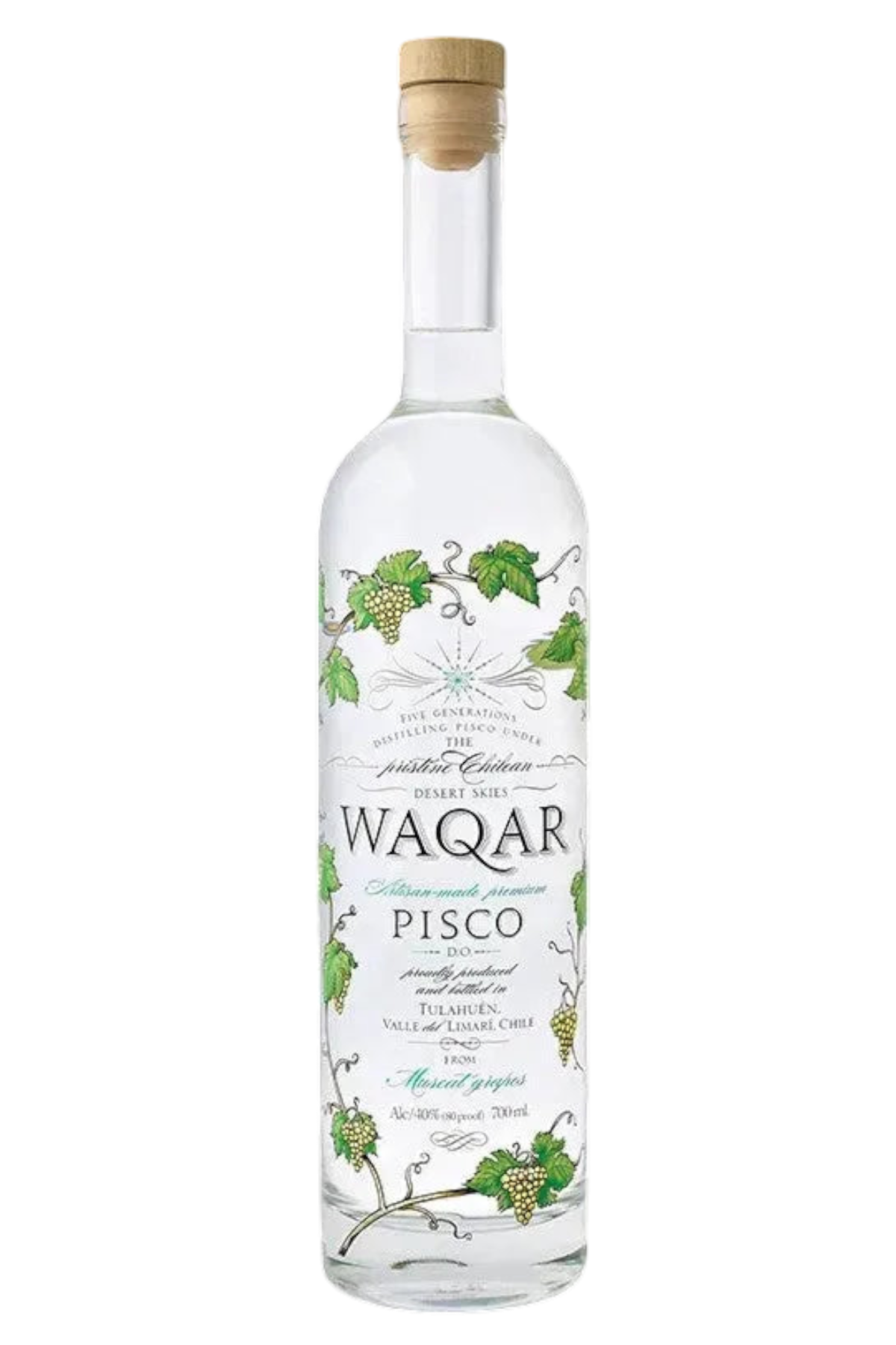 Pisco Ultra Premium Waqar 40% 700ML
