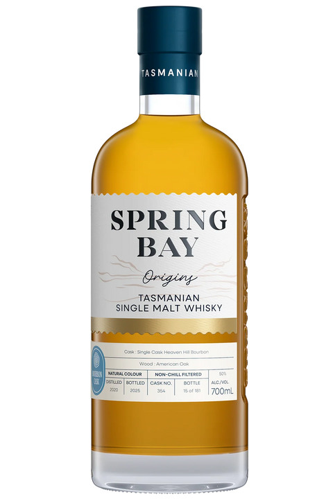 Spring Bay Tasmanian Single Malt Whisky Bourbon 50% 700ML