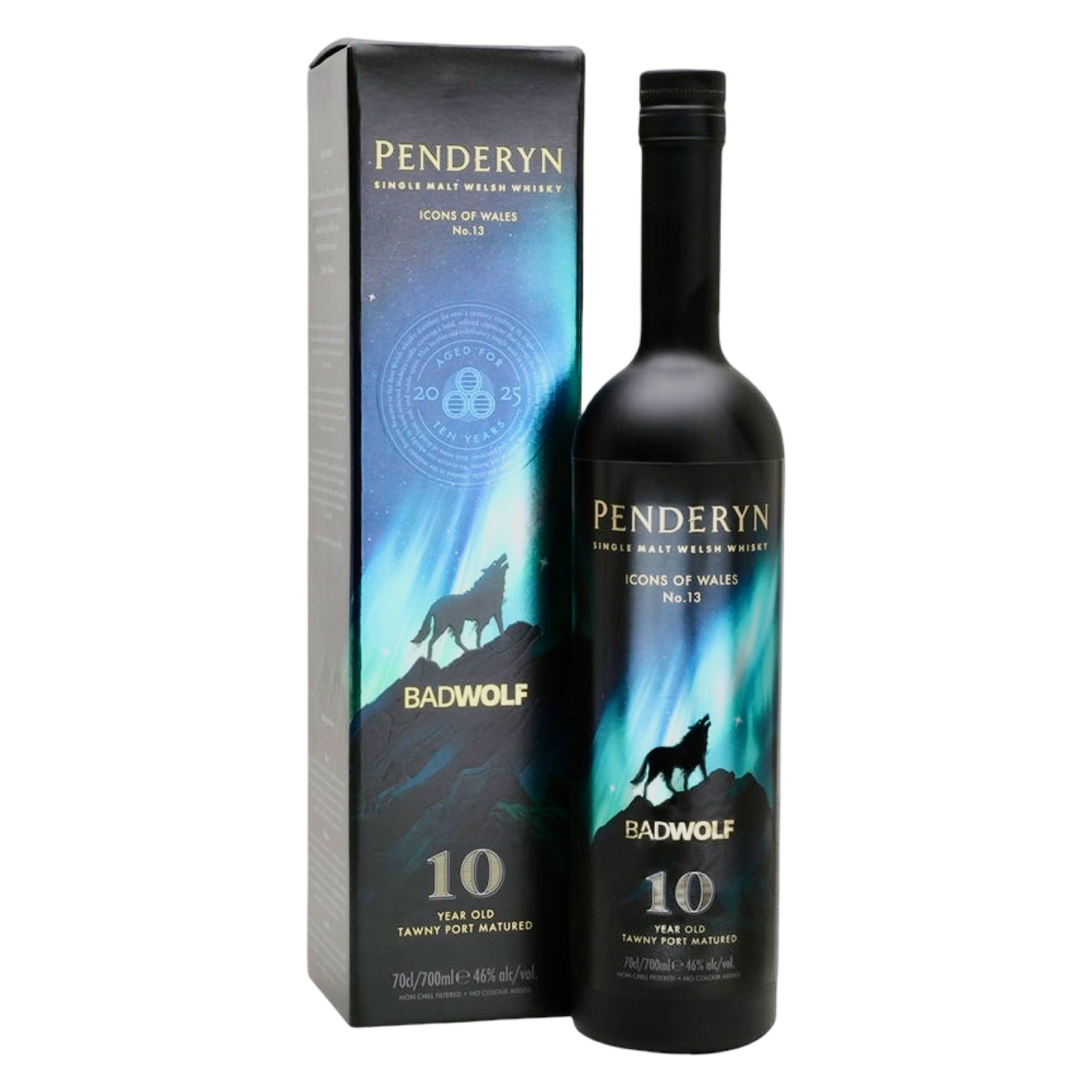 Penderyn "Bad Wolf" Single Malt Welsh Whisky 10yo 46% 700ML