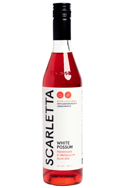 White Possum Scarletta Bitter Citrus Amaro 26% 500ML