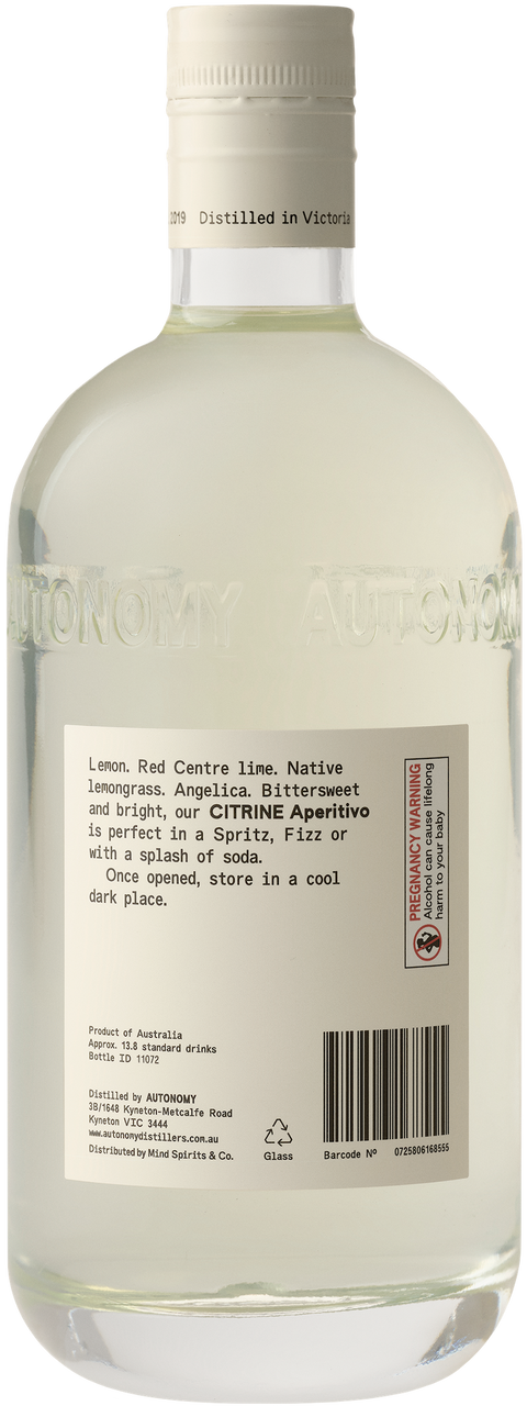 Autonomy Citrine Aperitivo 25% 700ML