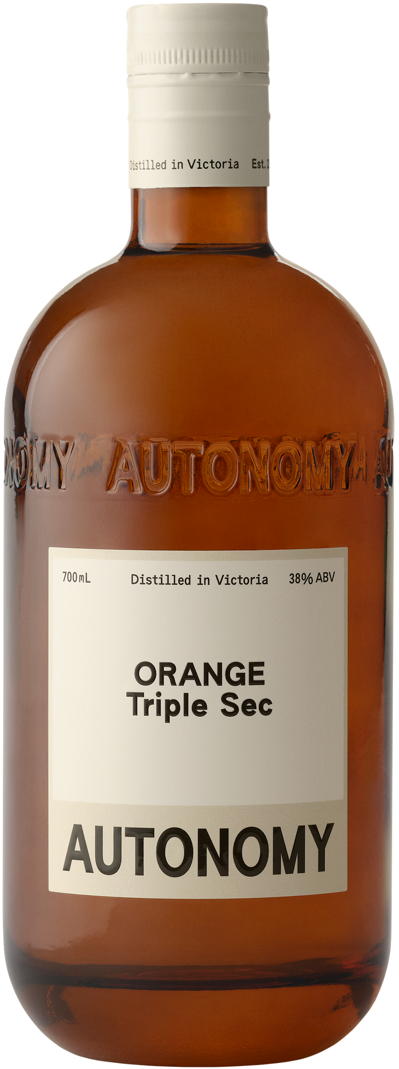 Autonomy Orange Triple Sec Liqueur 38% 700ML