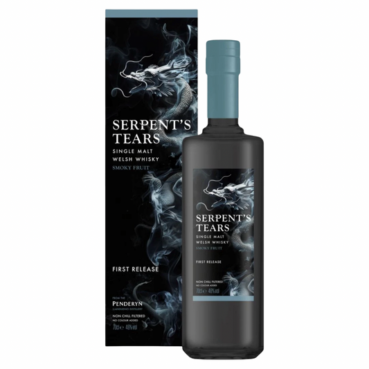 Penderyn "Serpents Tears" Single Malt Welsh Whisky 46% 700ML