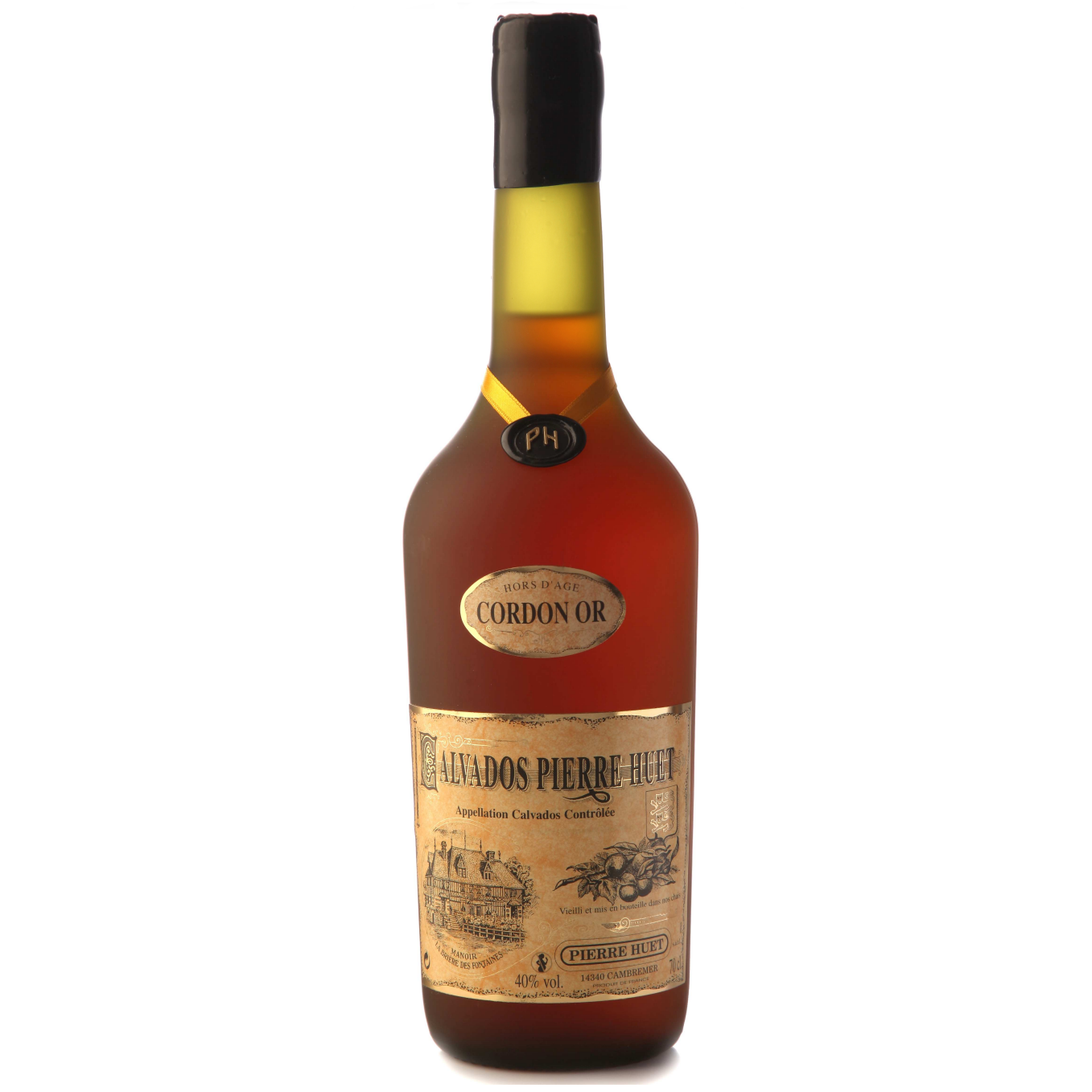 Pierre Huet Calvados Cordon Or 30 years 40% 700ML - Mind Spirits & Co.