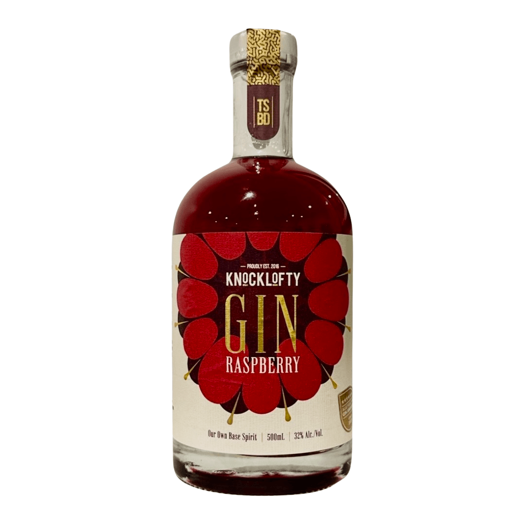 Knocklofty Tasmanian Raspberry Garden Gin 32% 500mL - Mind Spirits & Co.