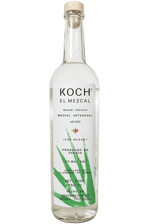 Koch El Mezcal Artesanal Maguey Espadín 47.08% 750ML - Mind Spirits & Co.
