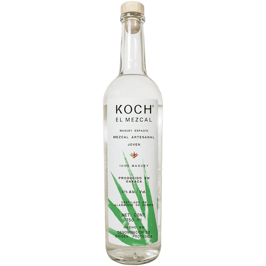 Koch El Mezcal Artesanal Maguey Espadín 47.08% 750ML - Mind Spirits & Co.