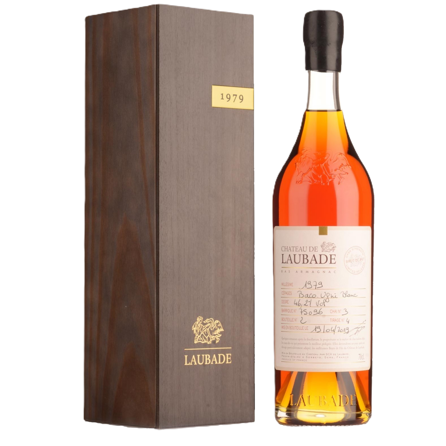 Chateau de Laubade Vintage 1979 Cask Strength Bas Armagnac 46.2% 700ML