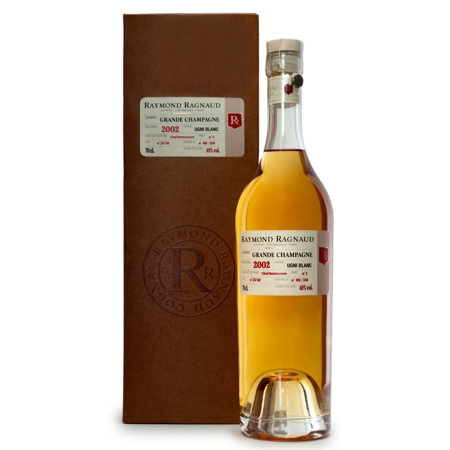Raymond Ragnaud Cognac Millésimé 2002 Ugni Blanc 47% 700ML - Mind Spirits & Co.