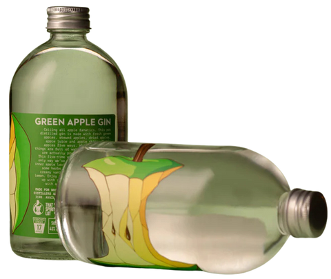 White Possum Organic Green Apple Gin 43% 500ML