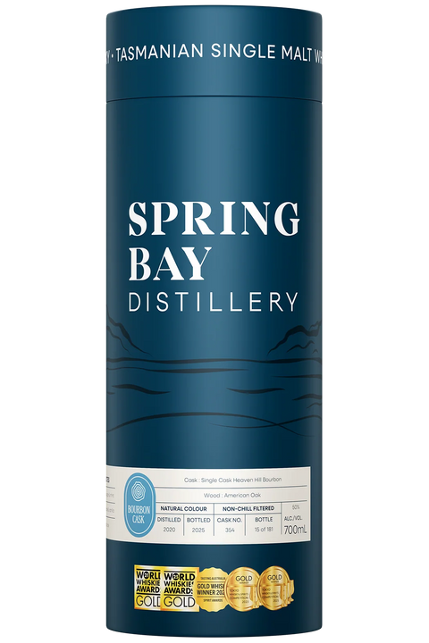Spring Bay Tasmanian Single Malt Whisky Bourbon 50% 700ML