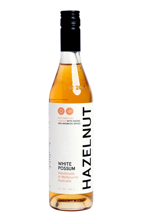 White Possum Hazelnut Liqueur 24% 500ML