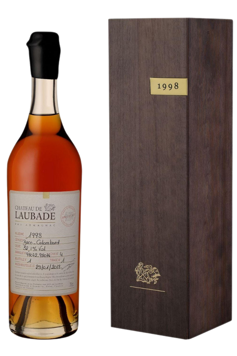 Chateau de Laubade Vintage 1998 Cask Strength Bas Armagnac 52.1% 700ML