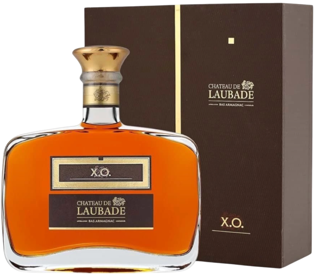 Chateau de Laubade Bas Armagnac XO Carafe 15y to 25y 40% 700ML