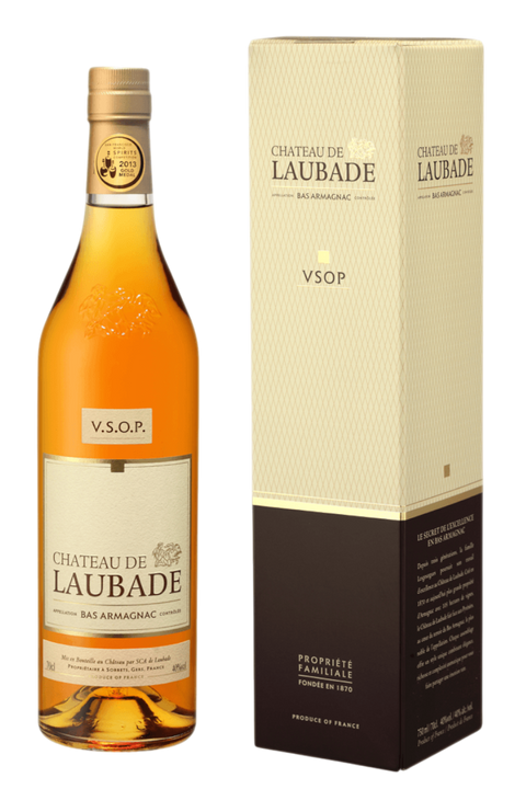 Chateau de Laubade Bas Armagnac  VSOP 6 to 12 years old 40% 700ML