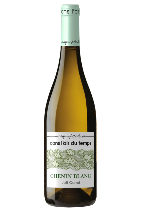 mylocalspirits Jeff Carrel Dans l'Air du Temps Chenin Blanc white wine bottle with a light green label and cap
